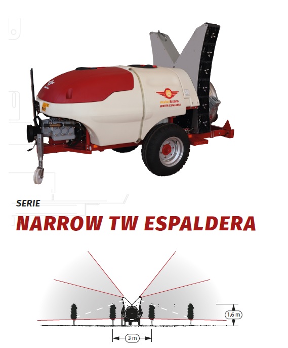 Narrow Twister Espaldera